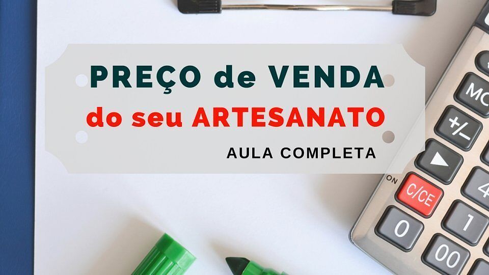 preco de venda do seu artesanato